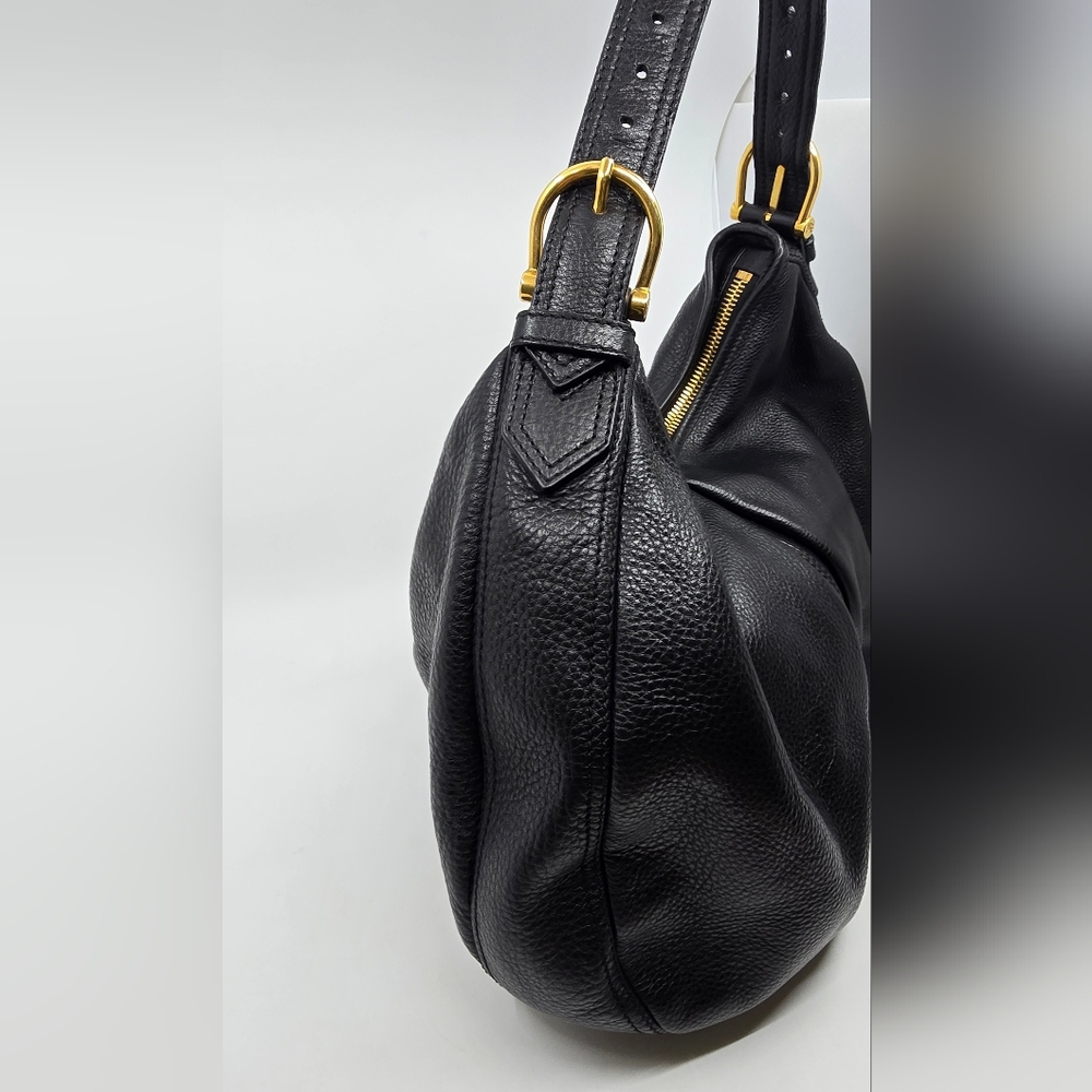 Burberry Prorsum Pebbled Leather Hobo Bag - Picture 5 of 16